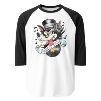 BR Wolf - 3/4 sleeve raglan shirt