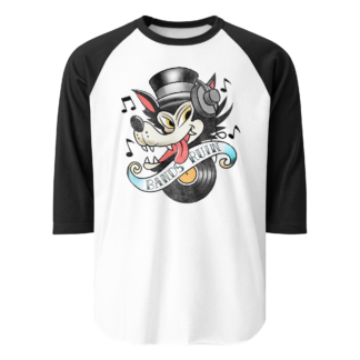 BR Wolf - 3/4 sleeve raglan shirt